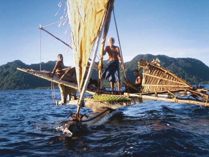 A Taumokuan Te Puke traditional voyaging canoe